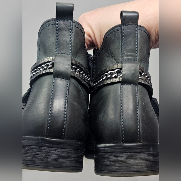 Bugatti Women's Green V3737-1 460 Biker Ankle Side Zip Boots Size EUR 36 US 6 - Picture 9 of 16